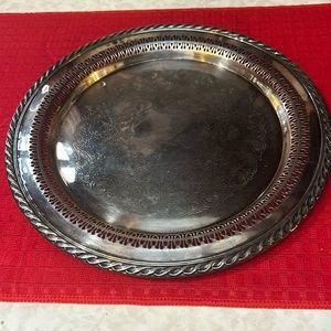 Vintage Silver Tray